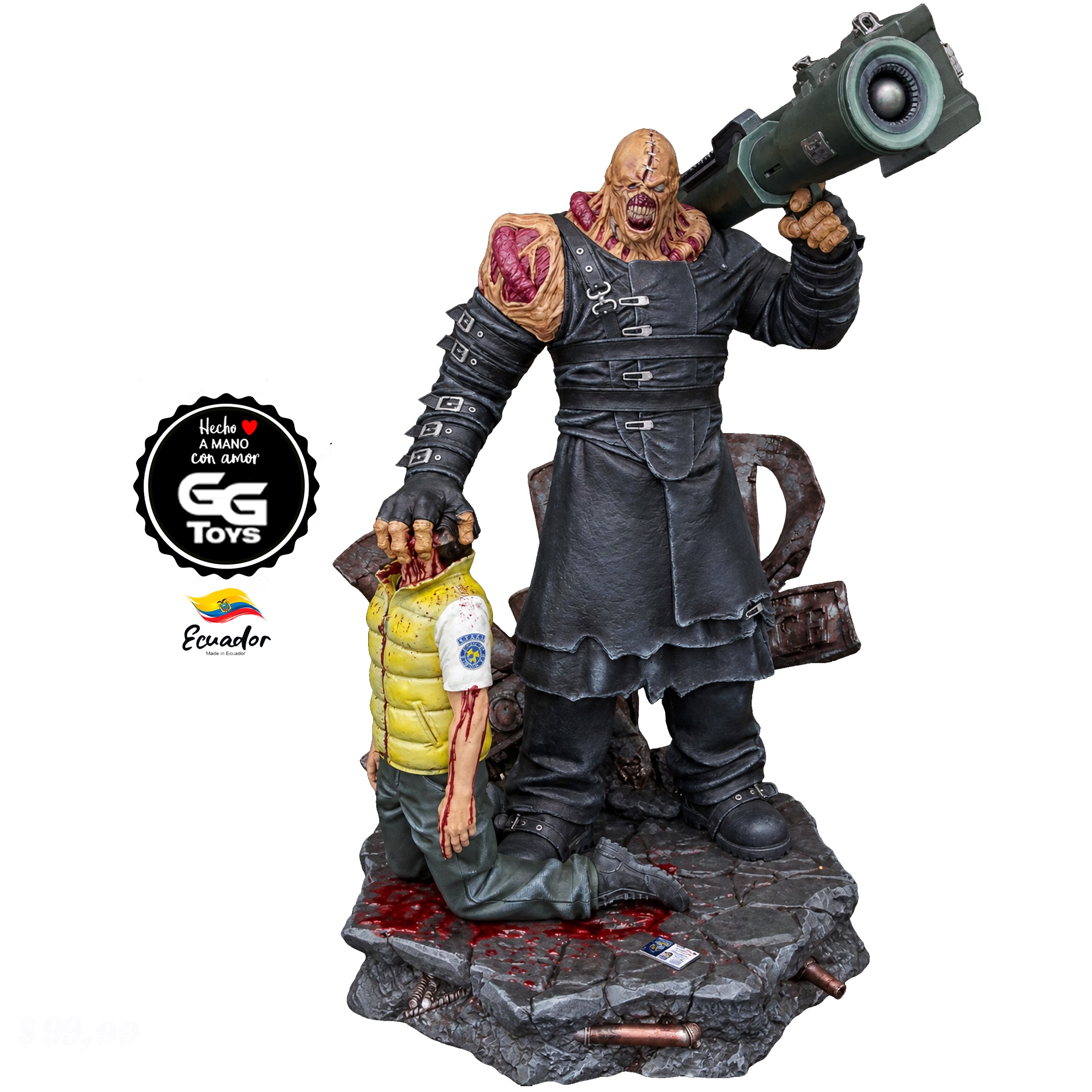 BAJO PEDIDO-Nemesis- Resident Evil- Figura de Acción 42 cm - En Caja - Resina