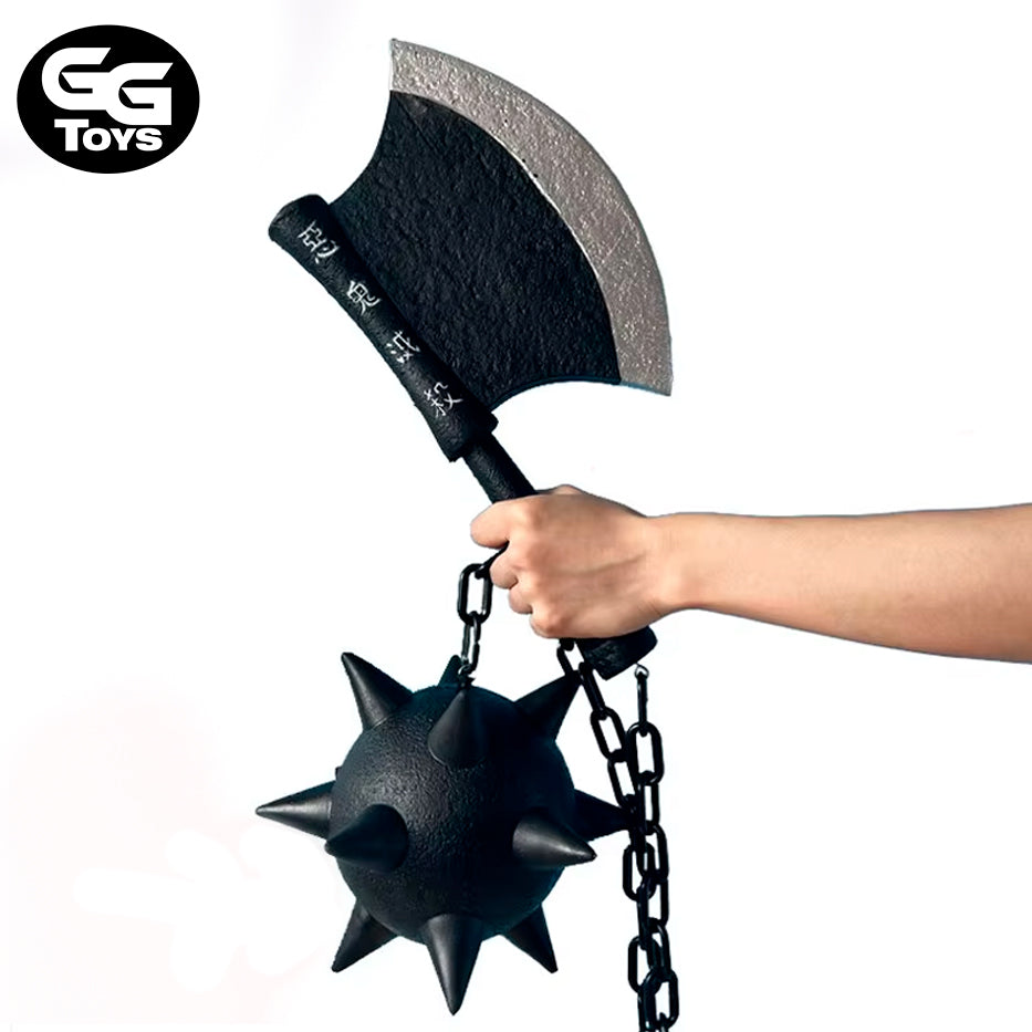 PRÓXIMAMENTE Arma Nichirin Gyomei Himejima - Demon Slayer - Cosplay 20-37 cm - PVC / Plástico