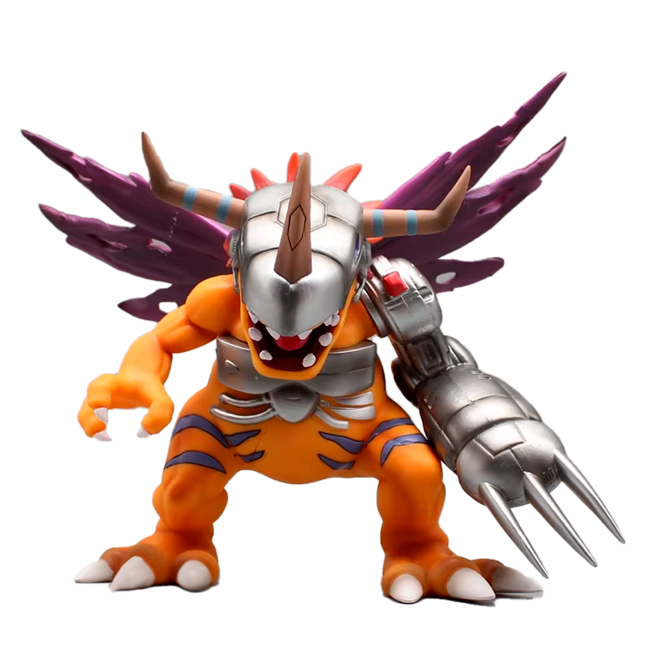 PRÓXIMAMENTE Metal Greymon - Digimon - Figura de Acción 21 cm - PVC / Plástico