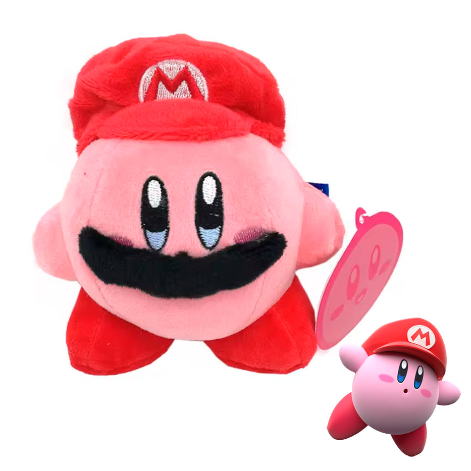 PRÓXIMAMENTE Kirby Mario - Nintendo - Peluche 13 cm - Algodón/ Felpa