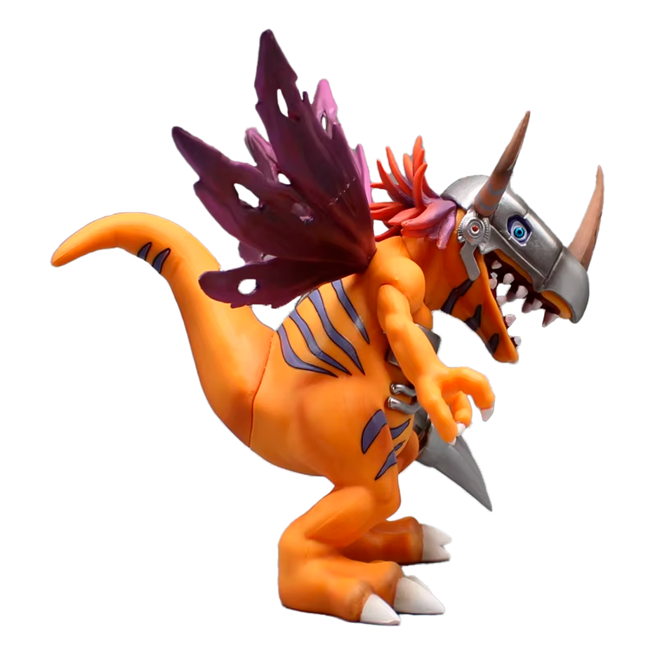 PRÓXIMAMENTE Metal Greymon - Digimon - Figura de Acción 21 cm - PVC / Plástico