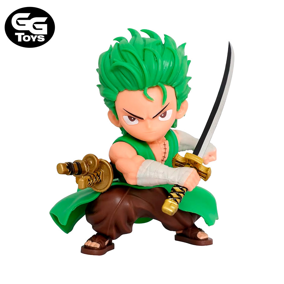 PRÓXIMAMENTE Zoro Chibi - One Piece - Figura de Acción 13 cm - En Caja - PVC / Plástico