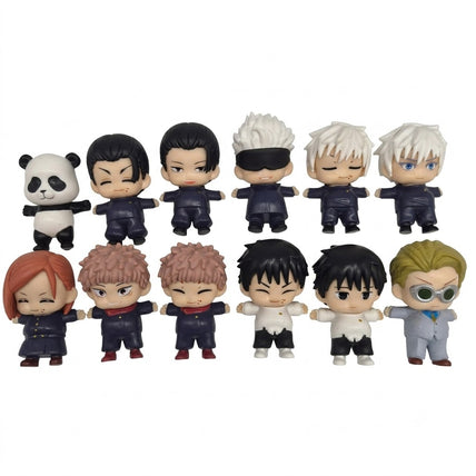 Chibbis Jujutsu kaisen Acostados- Jujutsu kaisen- Figuras de Acción 7 cm - PVC / Plástico