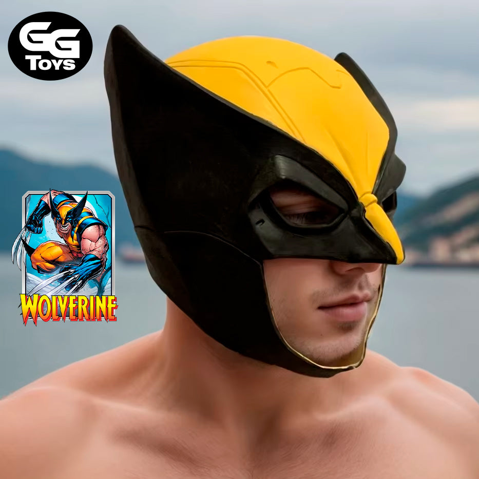 Máscara Wolverine - Marvel Comics - Cosplay para Adulto - Látex