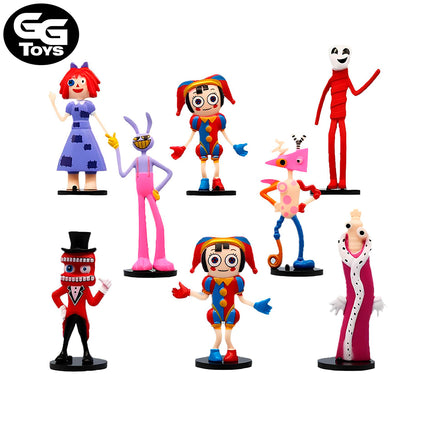 Set de Digital Circus - Figura de Acción 10 cm - PVC / Plástico