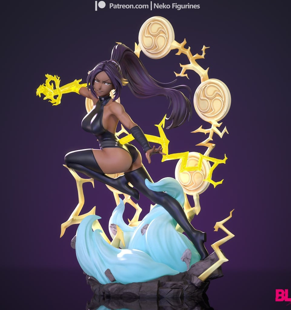 BAJO PEDIDO-Yoruichi Rayos- Bleach