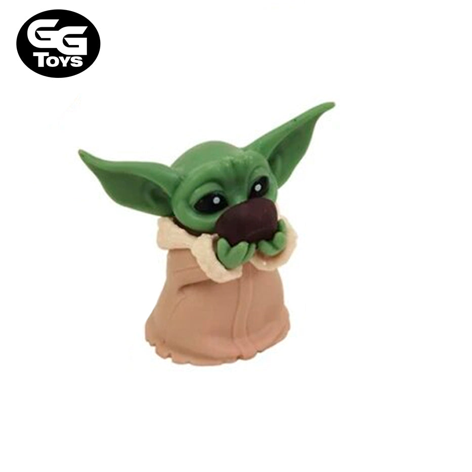 Chibis Baby Yoda - Star Wars - Figura de Acción 5 cm - PVC / Plástico