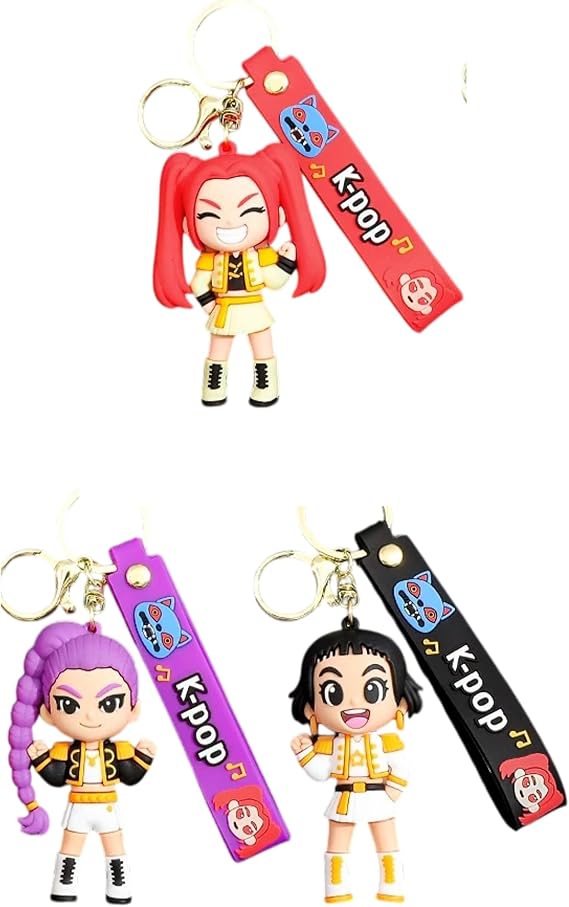 Llaveros Huntrix Goma 11 cm - Demon K-pop Hunters -Goma/PVC