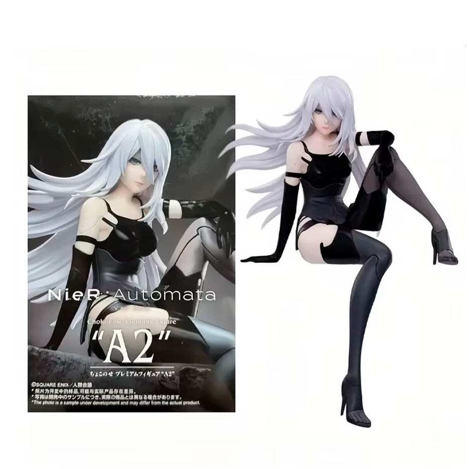 PRÓXIMAMENTE YoRHa No. A2 Sentada - NieR: Automata  - Figura de Acción 15 cm - En Caja - PVC / Plástico