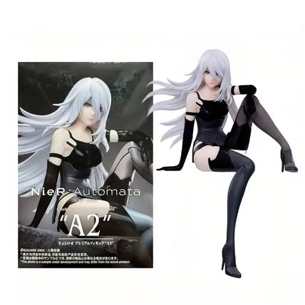 PRÓXIMAMENTE YoRHa No. A2 Sentada - NieR: Automata  - Figura de Acción 15 cm - En Caja - PVC / Plástico