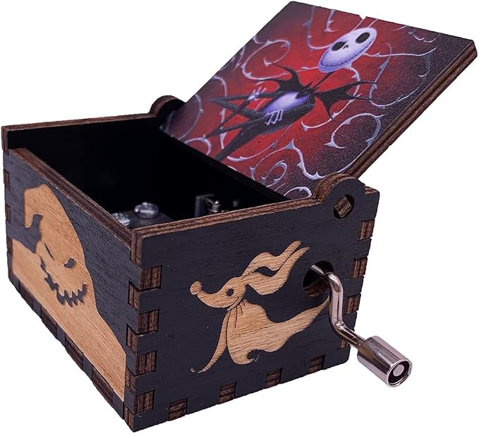Caja Musical Anime - 6 cm - Madera / Aleación de Zinc