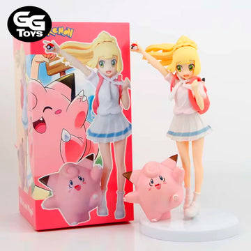 Lillie and Pippi - Pokemon - Figura de Acción 19 cm -En Caja - PVC / Plástico
