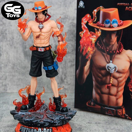 Ace Parado Grande - One Piece - Figura de Acción 25 cm - En Caja - PVC / Plástico