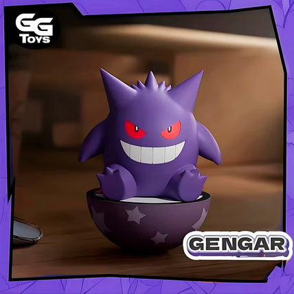 PRÓXIMAMENTE Gengar en Pokebola - Pokemon - Figura de Acción 9 cm - En Caja - PVC / Plástico