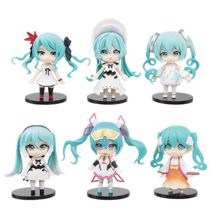 Chibis Hatsune miku V2- Vocaloid - Figura de Acción 5 cm - PVC / Plástico (Copia) (Copia)