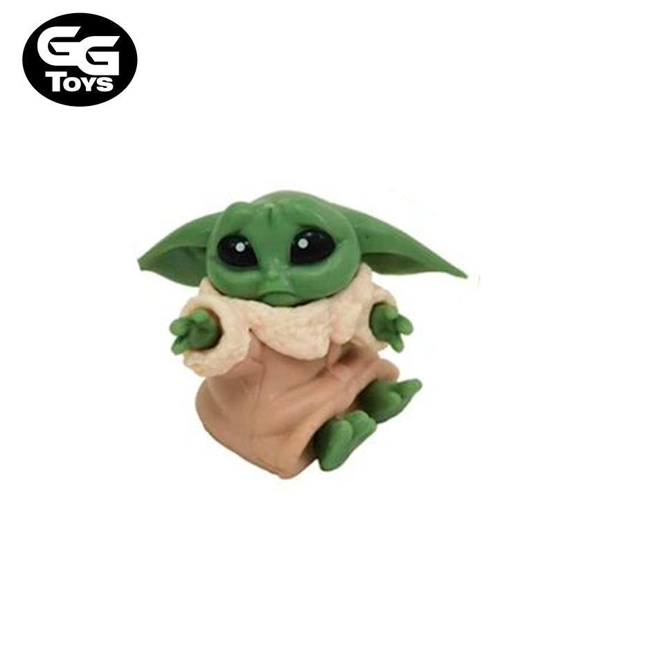 Chibis Baby Yoda - Star Wars - Figura de Acción 5 cm - PVC / Plástico