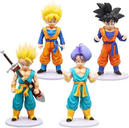 Trunks y Goten - Dragon Ball- Figura de Acción 20 cm - PVC / Plástico