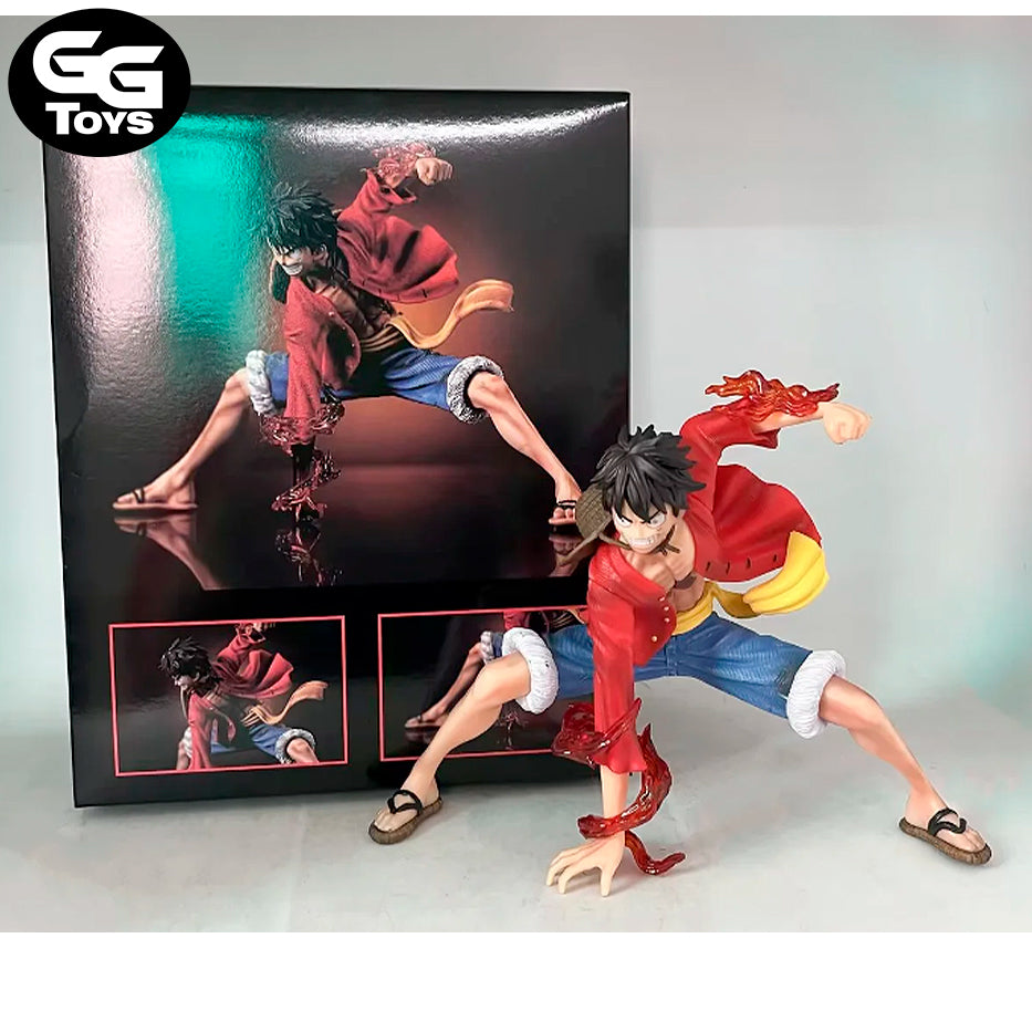 Luffy tocando el piso - One Piece - Figura de Acción 16 cm - En Caja - PVC / Plástico