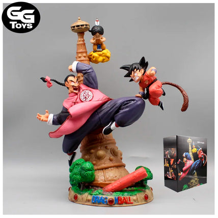 Tao Pai Pai VS Goku Niño - Dragon Ball Super - Figura de Acción 28 cm - En Caja - PVC / Plástico