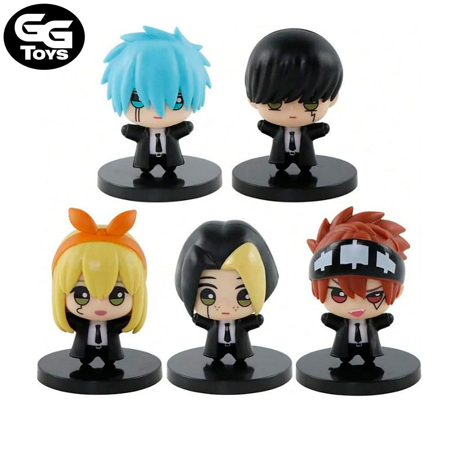 Set Mashel chibis - Mashle: Magic and Muscles - Figura de Acción 7 cm - En Caja - PVC / Plástico