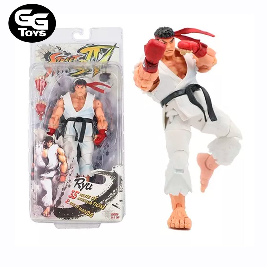 Ryu Articulable - Street Fighter - Figura de Acción 18 cm - En Caja - PVC / Plástico