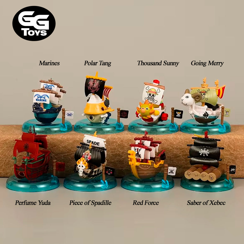 Mini Barcos V2 - One Piece - Figura de Acción 9 cm - PVC / Plástico