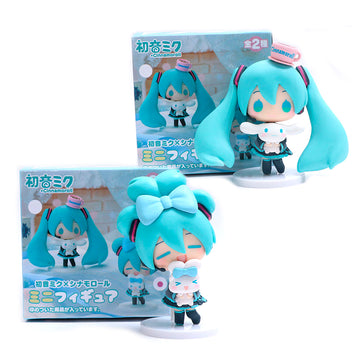 Chibi Miku y Cinnamoroll - Vocaloid - Figura de Acción 10 cm - En Caja - PVC / Plástico