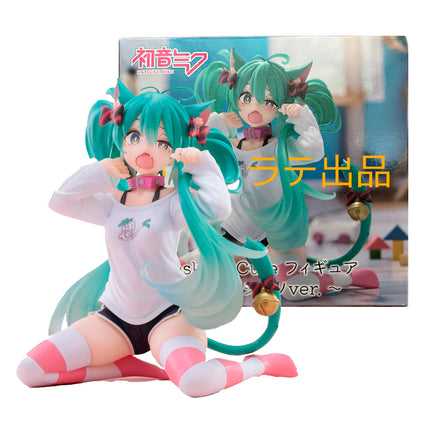 PRÓXIMAMENTE Miku Gatita - Vocaloid - Figura de Acción 12 cm - PVC / Plástico