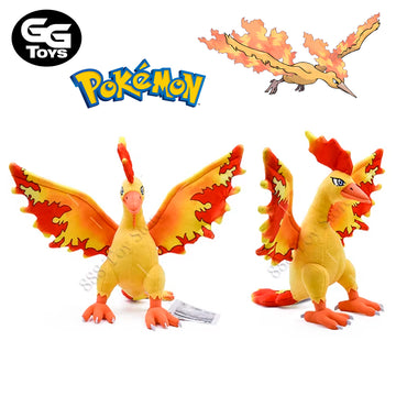Moltres - Pokemon - Peluche 28 cm - Felpa/Algodón