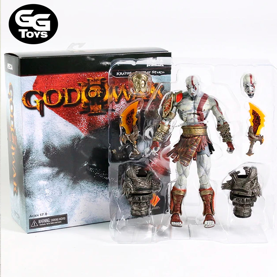 Kratos con Puños de Hercules- God of War - Figura de Acción 22 cm - En Caja - PVC / Plástico