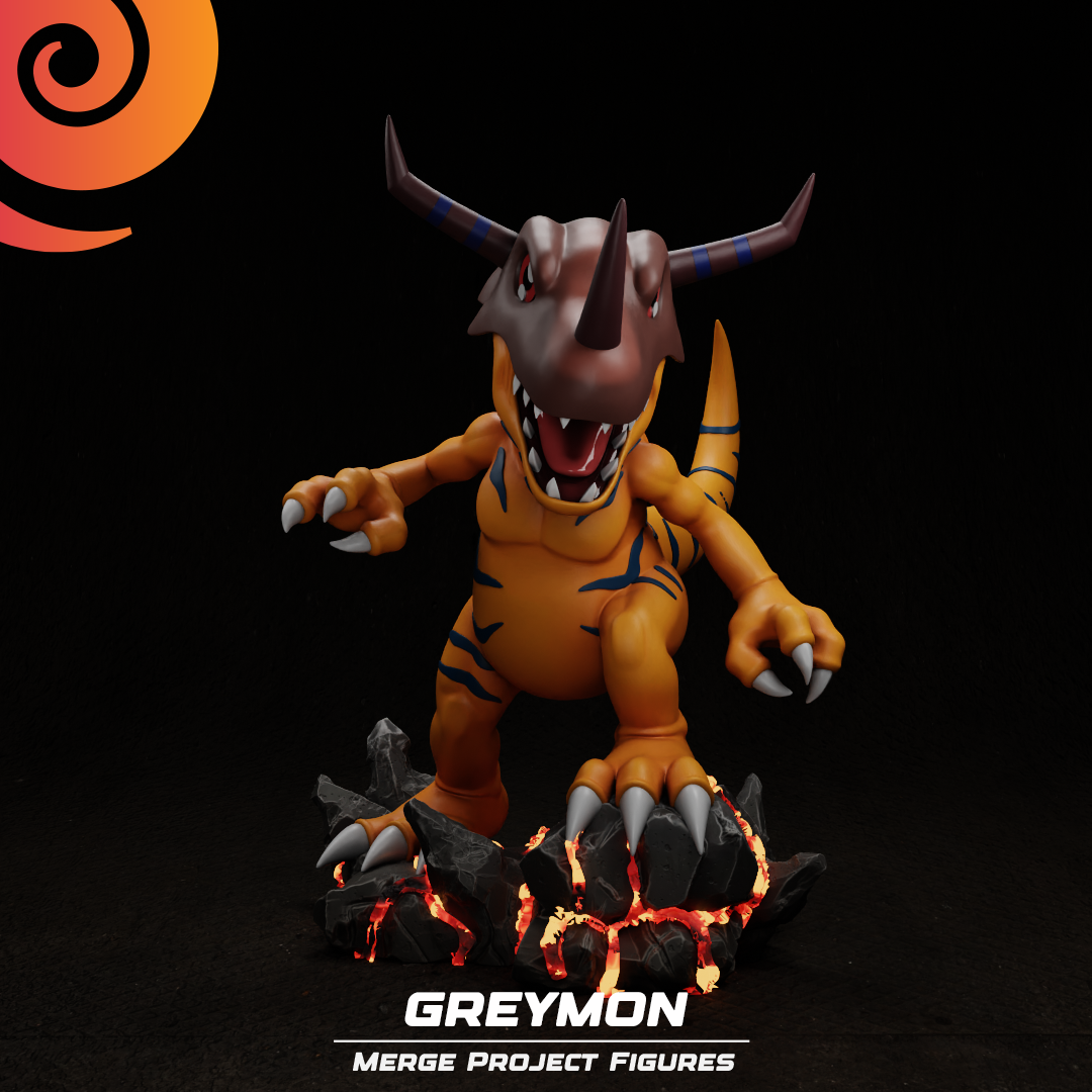 BAJO PEDIDO-Greymon- Digimon