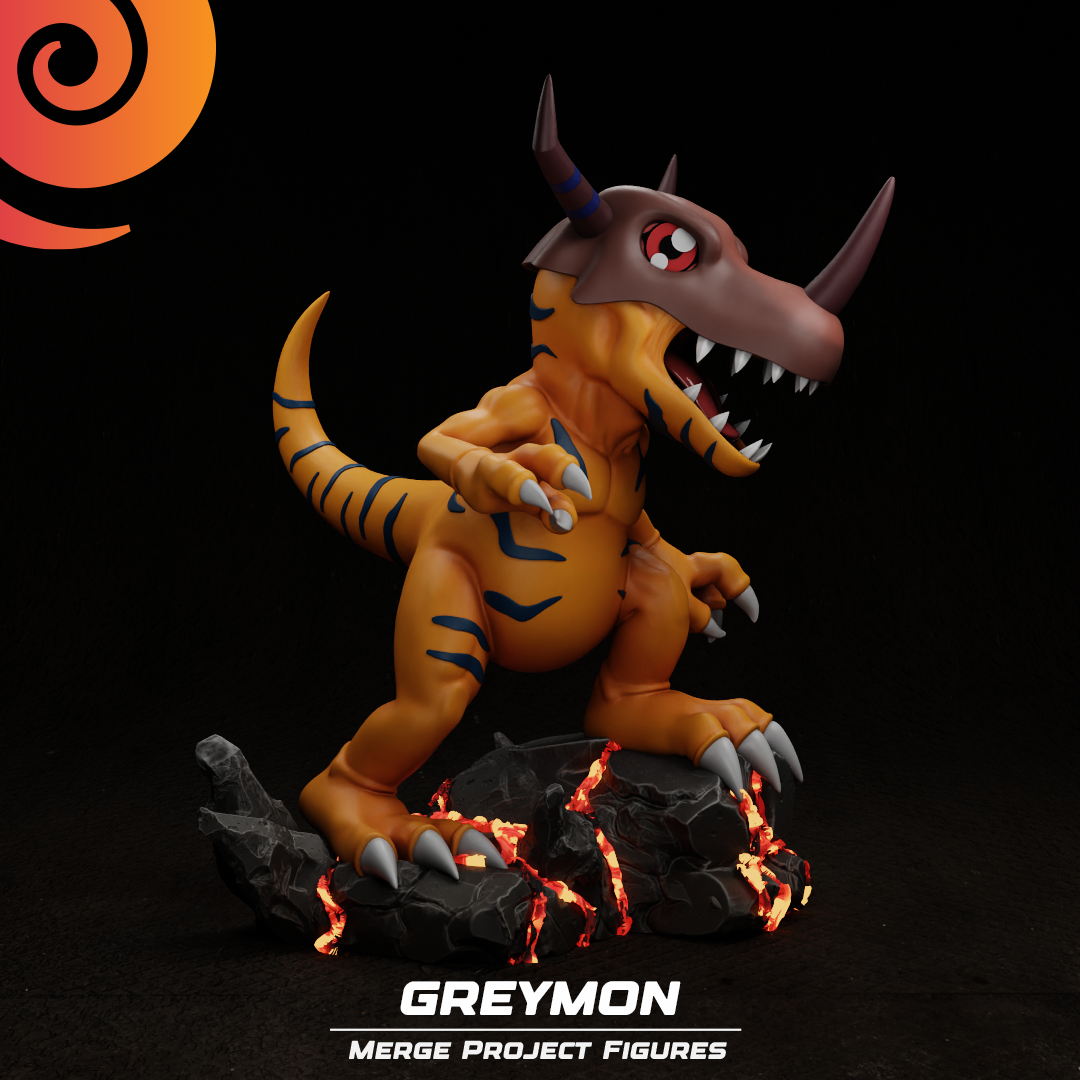 BAJO PEDIDO-Greymon- Digimon