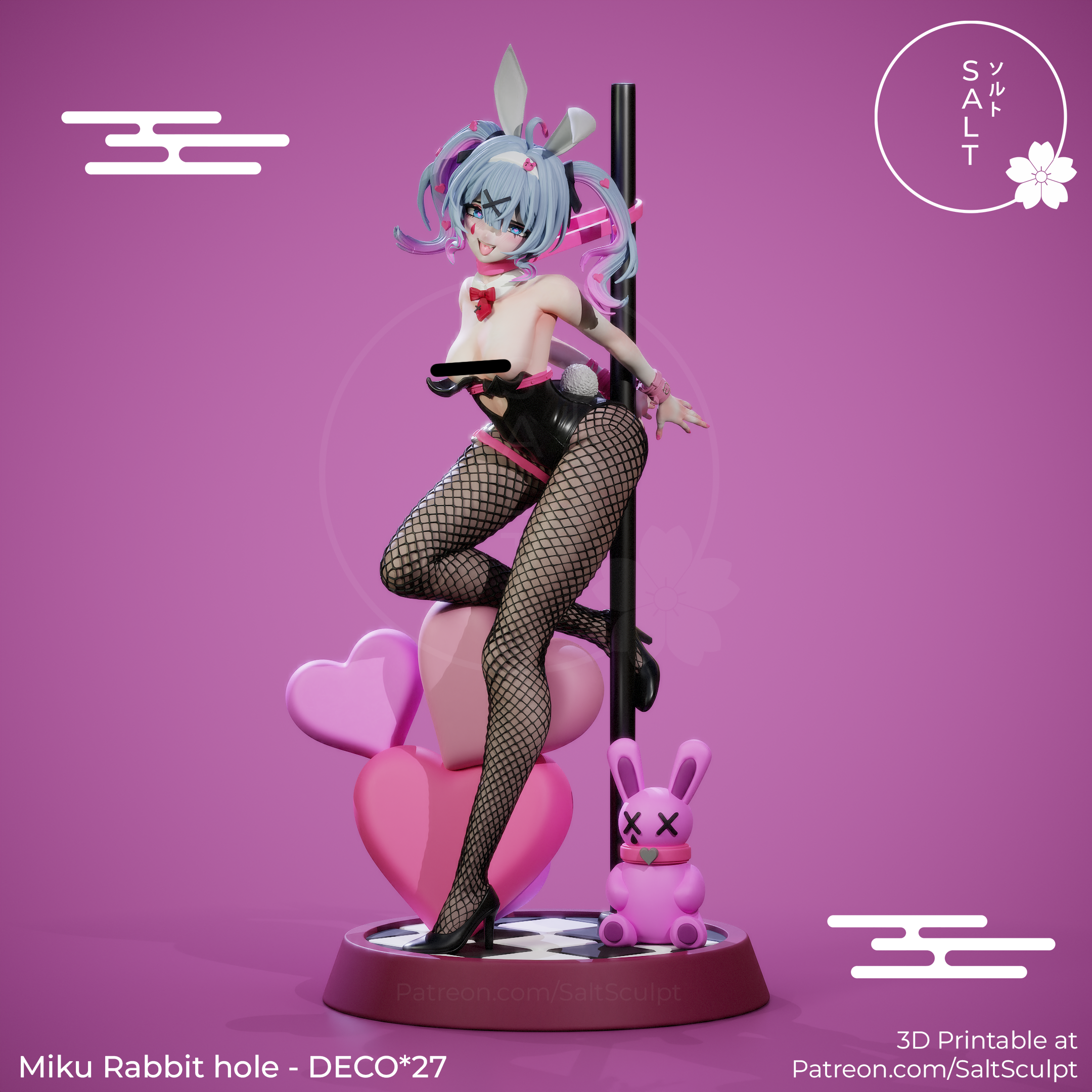 BAJO PEDIDO-Miku Sexy Rabbit Hole- Hatsune Miku