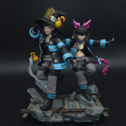 Tamaki y Maki - Fire Force- Figuras de Acción - En Caja - Resina