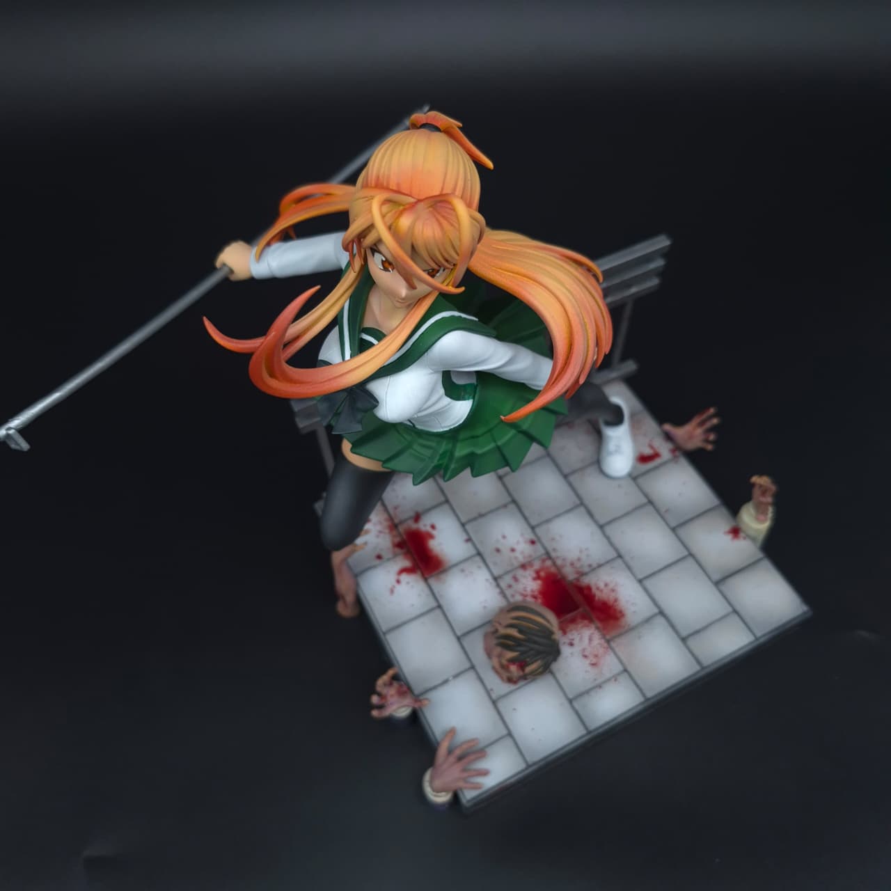 Rei Miyamoto- Highschool of the Dead - Figura de Acción 22.5 cm- En Caja - Resina