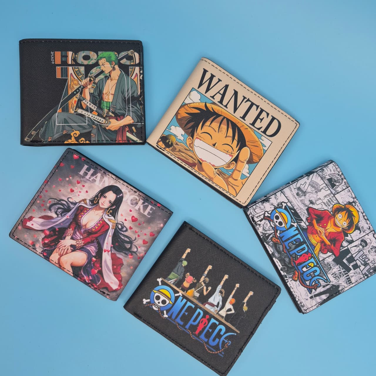 Billeteras One piece- Accesorios- 10.5 cm x9.5cm
