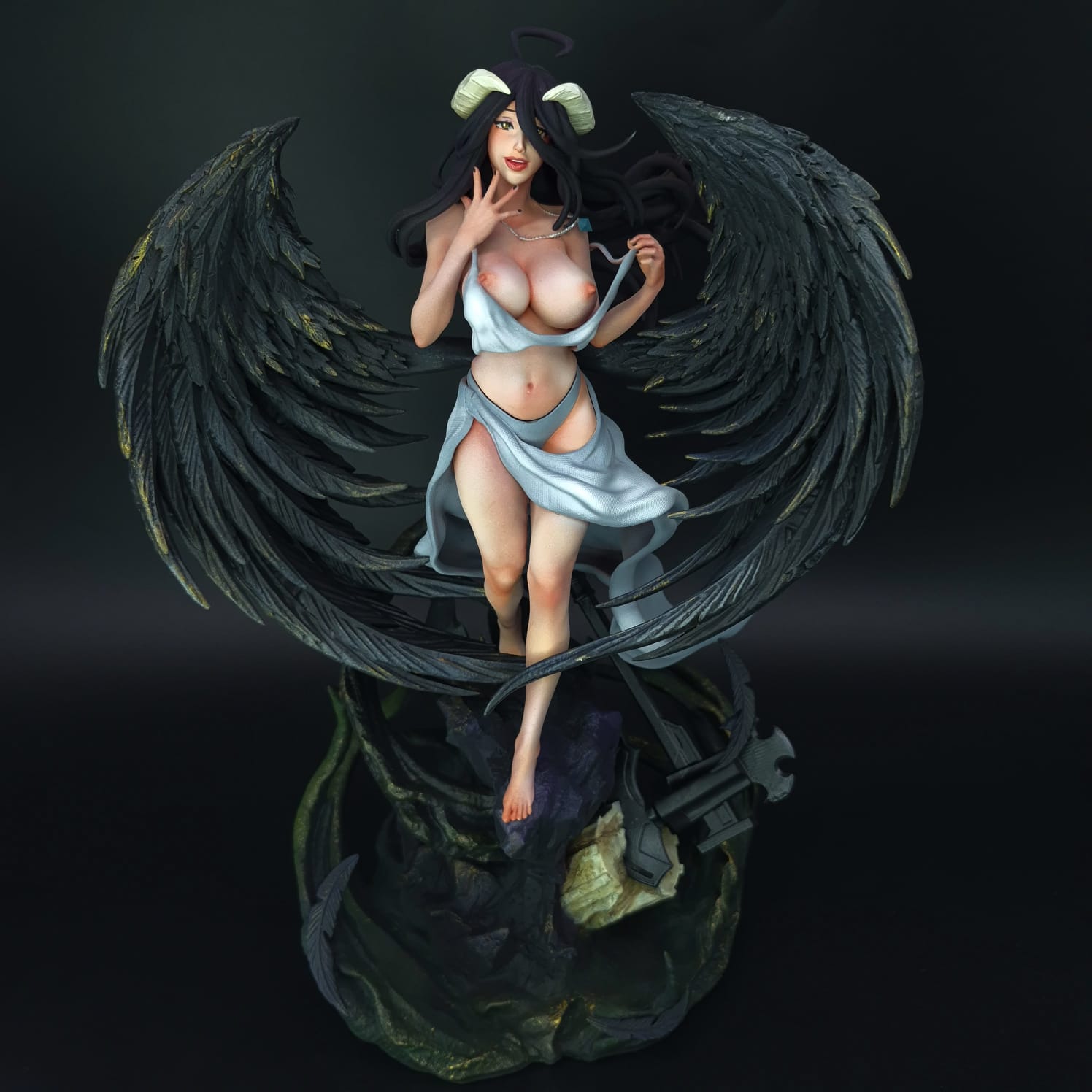 Albedo Sexy-Overlord- Figura de accion-31.5 CM- En Caja