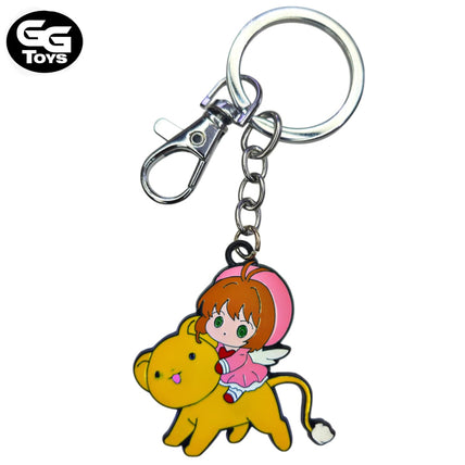 Kero y Skura - Sakuracard Captor- Llavero 10 cm - Aleación de Zinc