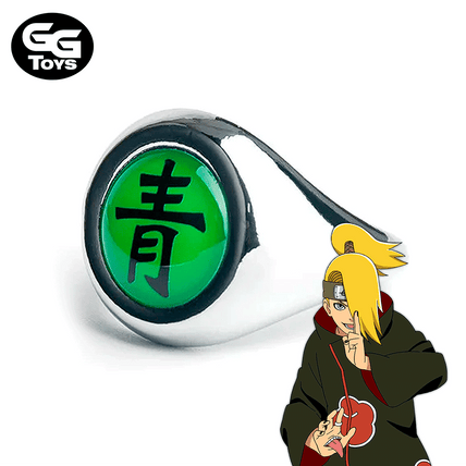 Anillo Akatsuki Deidara - Naruto Shippuden - Cosplay 5 cm - Aleación de Zinc