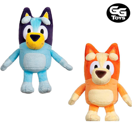 PRÓXIMAMENTE Bluey y Bingo - Bluey - Peluche 17 cm - Algodón/ PVC