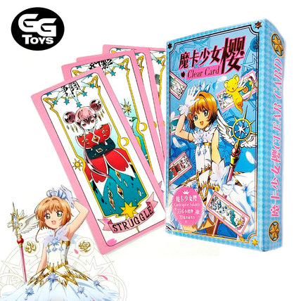 Cartas Clear - Sakura Card Captor - Cosplay 16 x 7 cm - En Caja - Cartulina