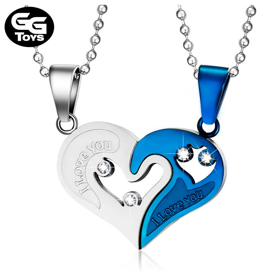 Collar Corazones - Fairy Tail - Collar 3 cm - Aleación de Zinc