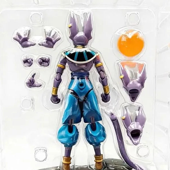 Beerus Articulado- Dragon Ball - Figura de Acción 20 cm - En Caja - PVC / Plástico