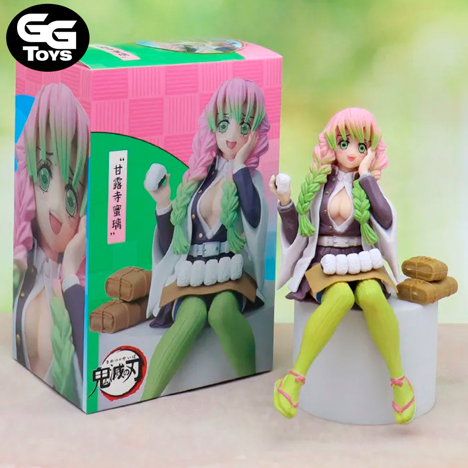 Mitsuri Kanroji Comiendo - Demon Slayer - Figura de Acción 14 cm - En Caja - PVC / Plástico