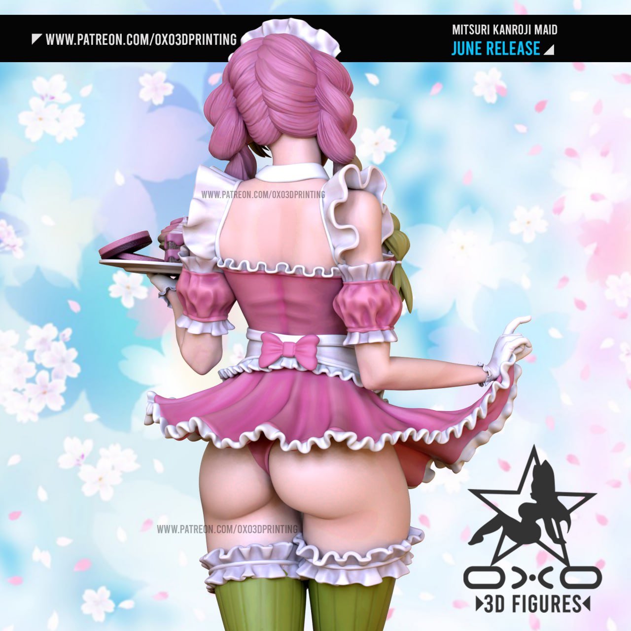 BAJO PEDIDO-Mitsuri Maid sexy -Demon Slayer