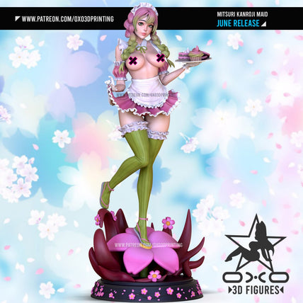 BAJO PEDIDO-Mitsuri Maid sexy -Demon Slayer