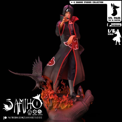 BAJO PEDIDO- Itachi Fuego-Naruto