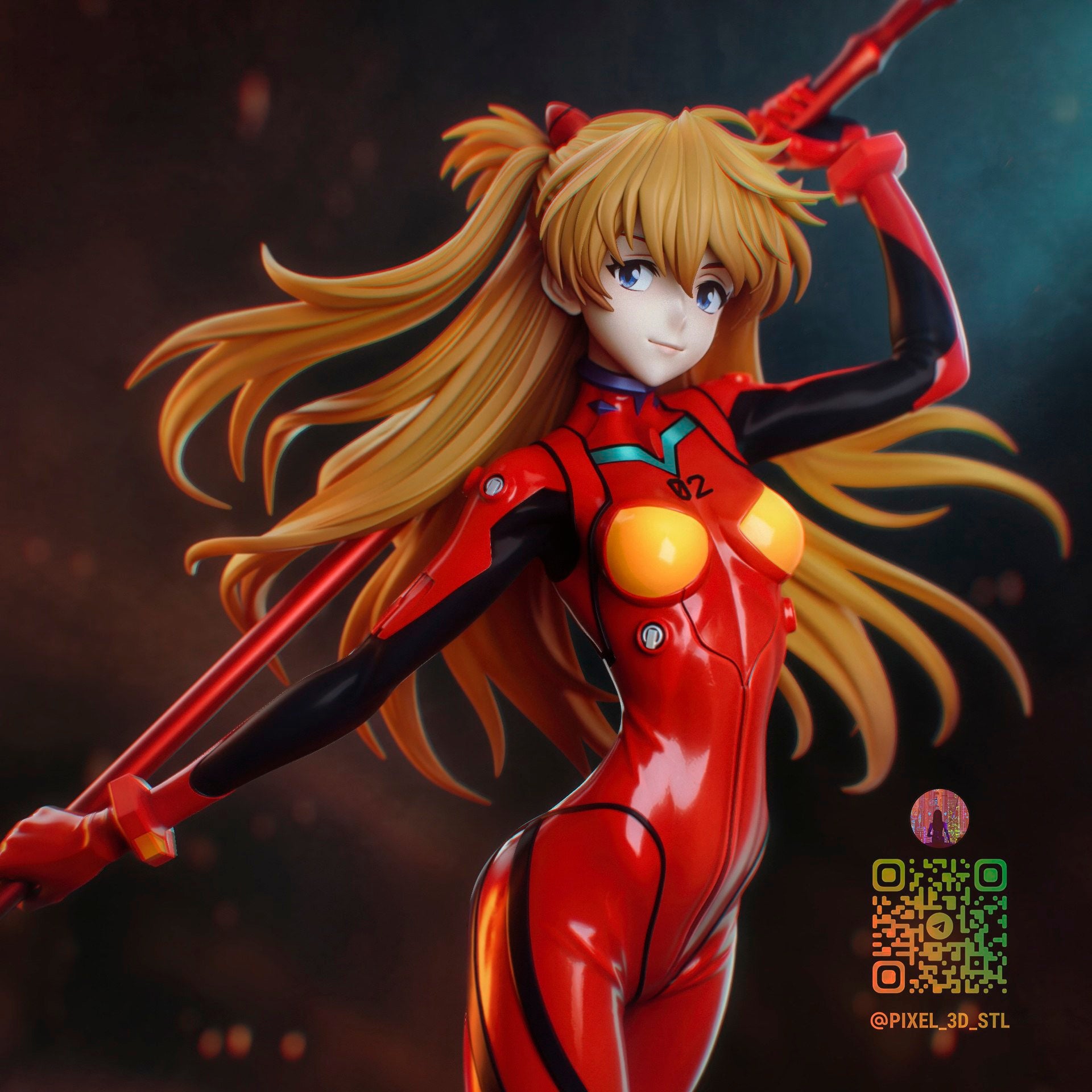 BAJO PEDIDO-Asuka Langley- Evangelion