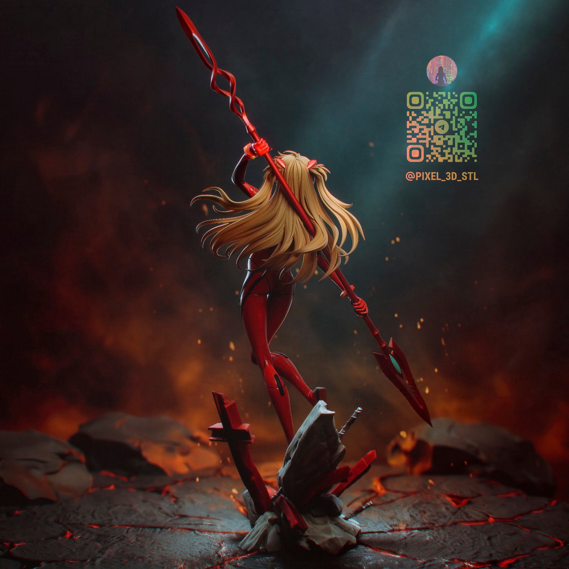 BAJO PEDIDO-Asuka Langley- Evangelion