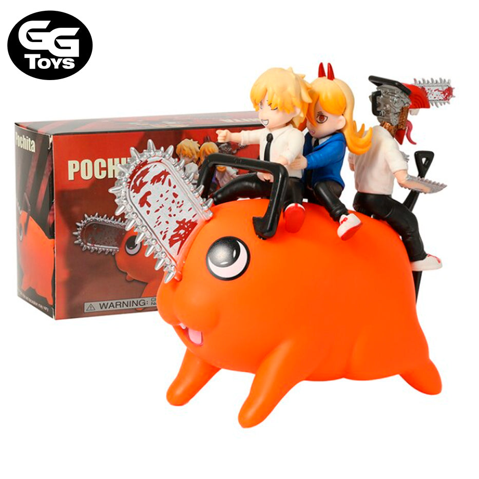 Pochita y Amigos - Chainsaw Man - Figura de Acción 15 cm - En Caja - PVC / Plástico